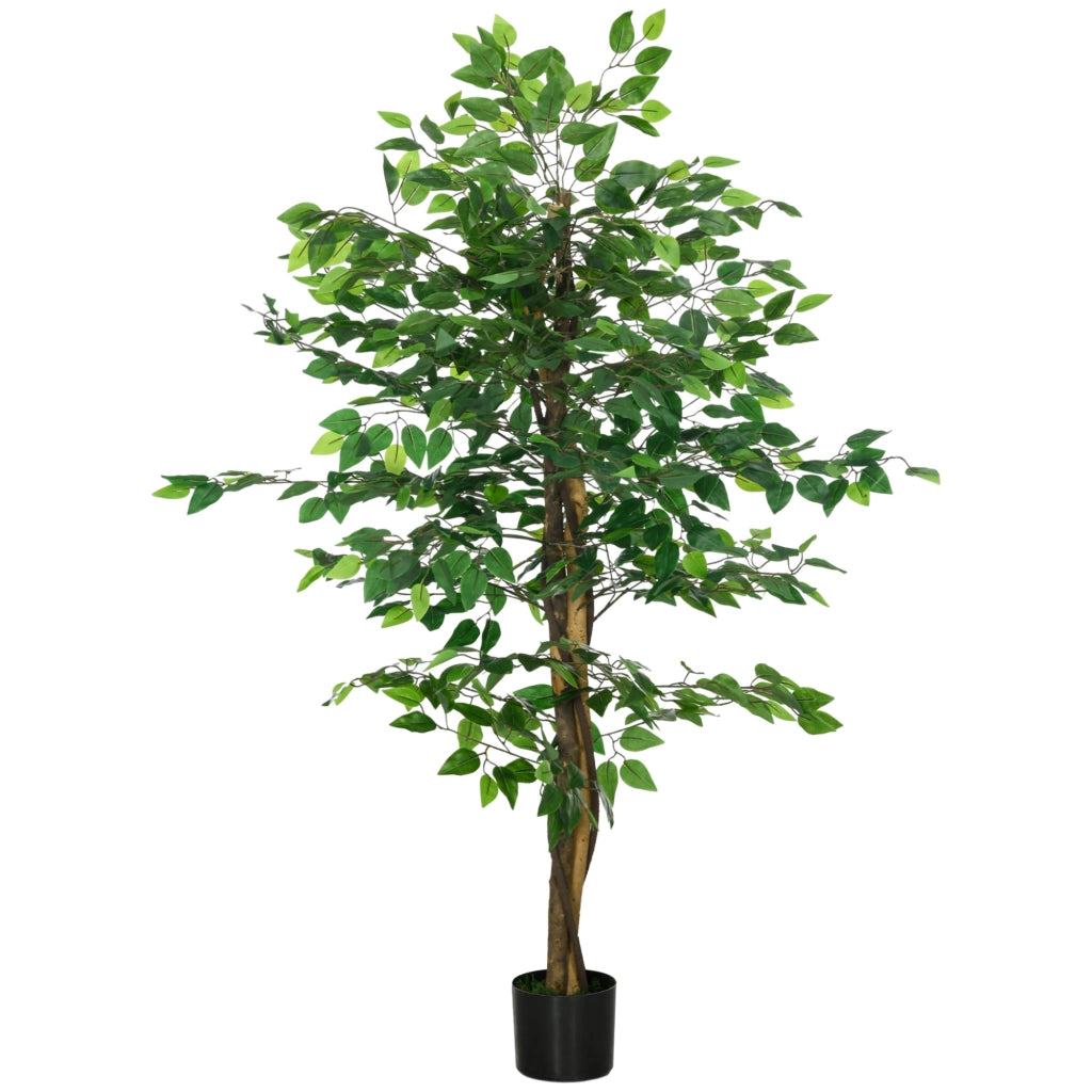 Ficus Artificiale 150cm ¨C Xylo ¨C Pianta Decorativa con Vaso