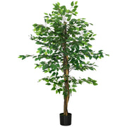 Ficus Artificiale 150cm ¨C Xylo ¨C Pianta Decorativa con Vaso