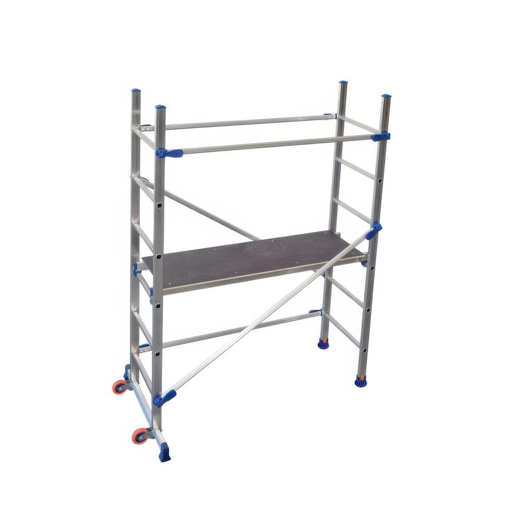 Trabattello Domestico in Alluminio Facal P6 h 189 cm con 4 Stabilizzatori Telescopici