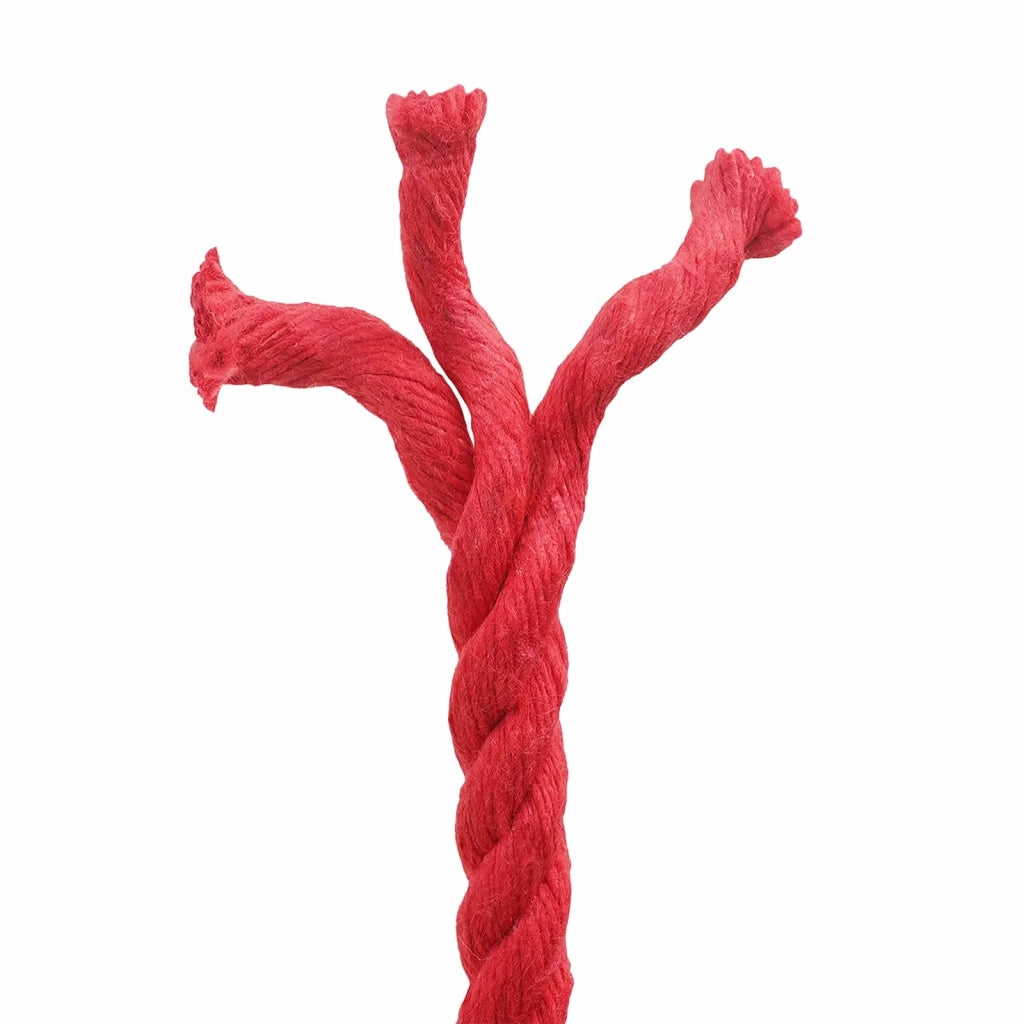 Corda di Cotone 10 mm 25 m Rosso 100% Cotone 42011907