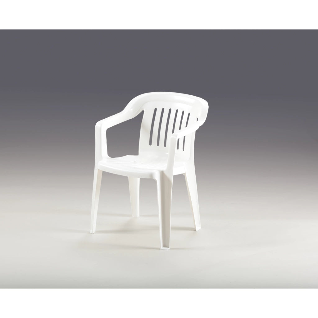 SEDIA VENEZIA BIANCA 58X56XH77CM IMPILABILE