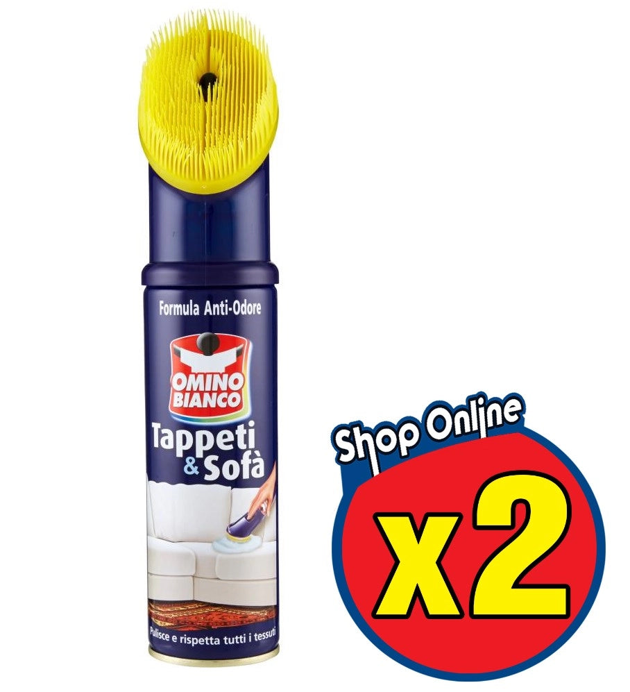 OMINO BIANCO PULITORE TAPPETI 2 X 300 ML