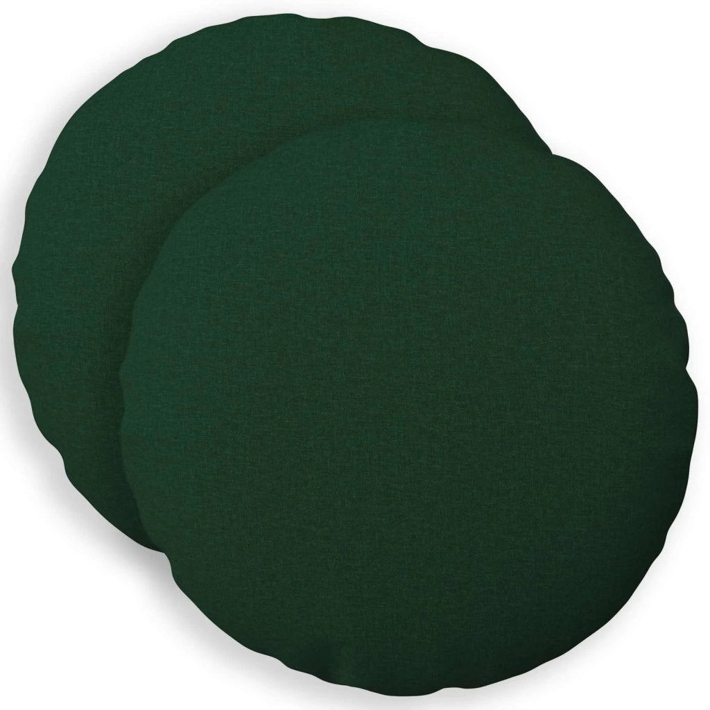 Cuscino con cuscino HEERLEN 2 pz Verde Scuro Tessuto 929311