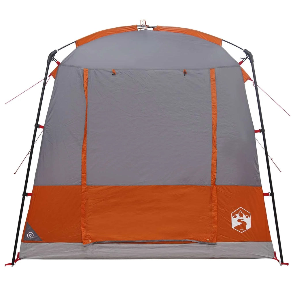 Tenda Party 4 persona Grigio e arancione 42017447