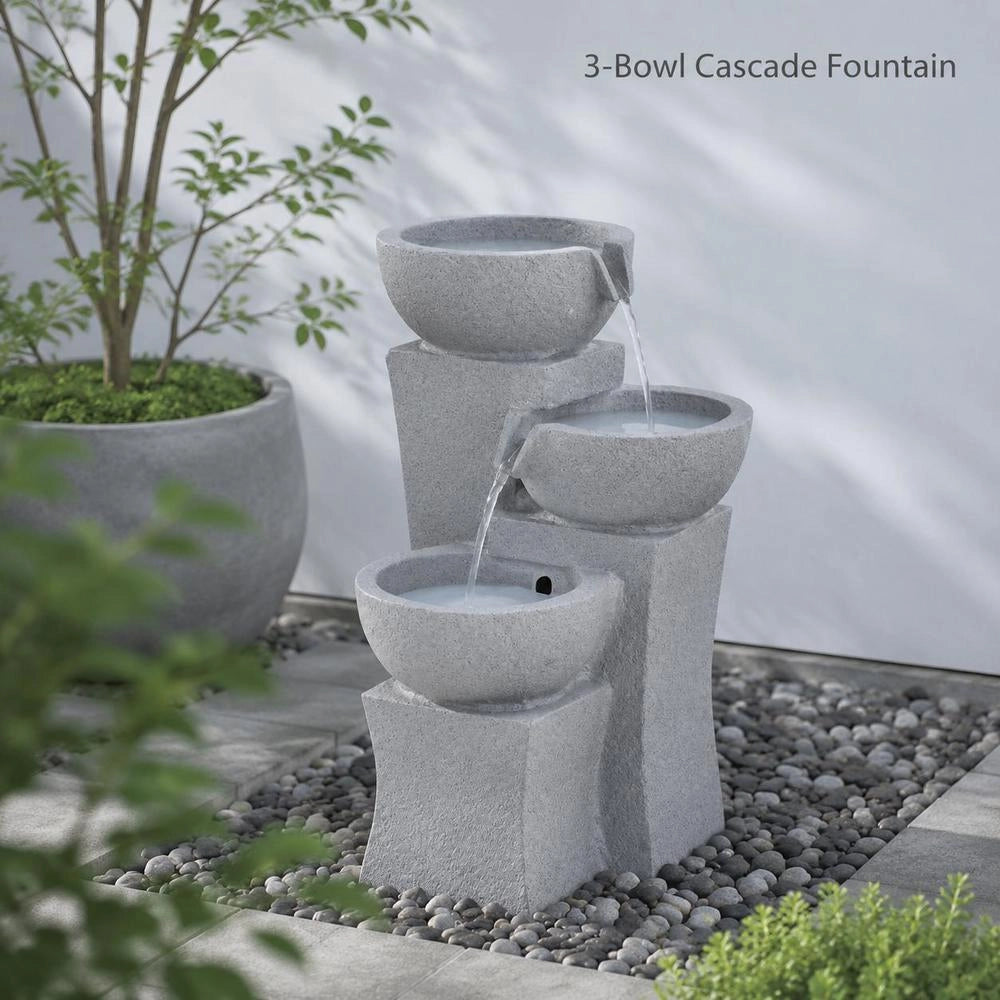 Indoor Fountain With LED Lighting, Polyresin