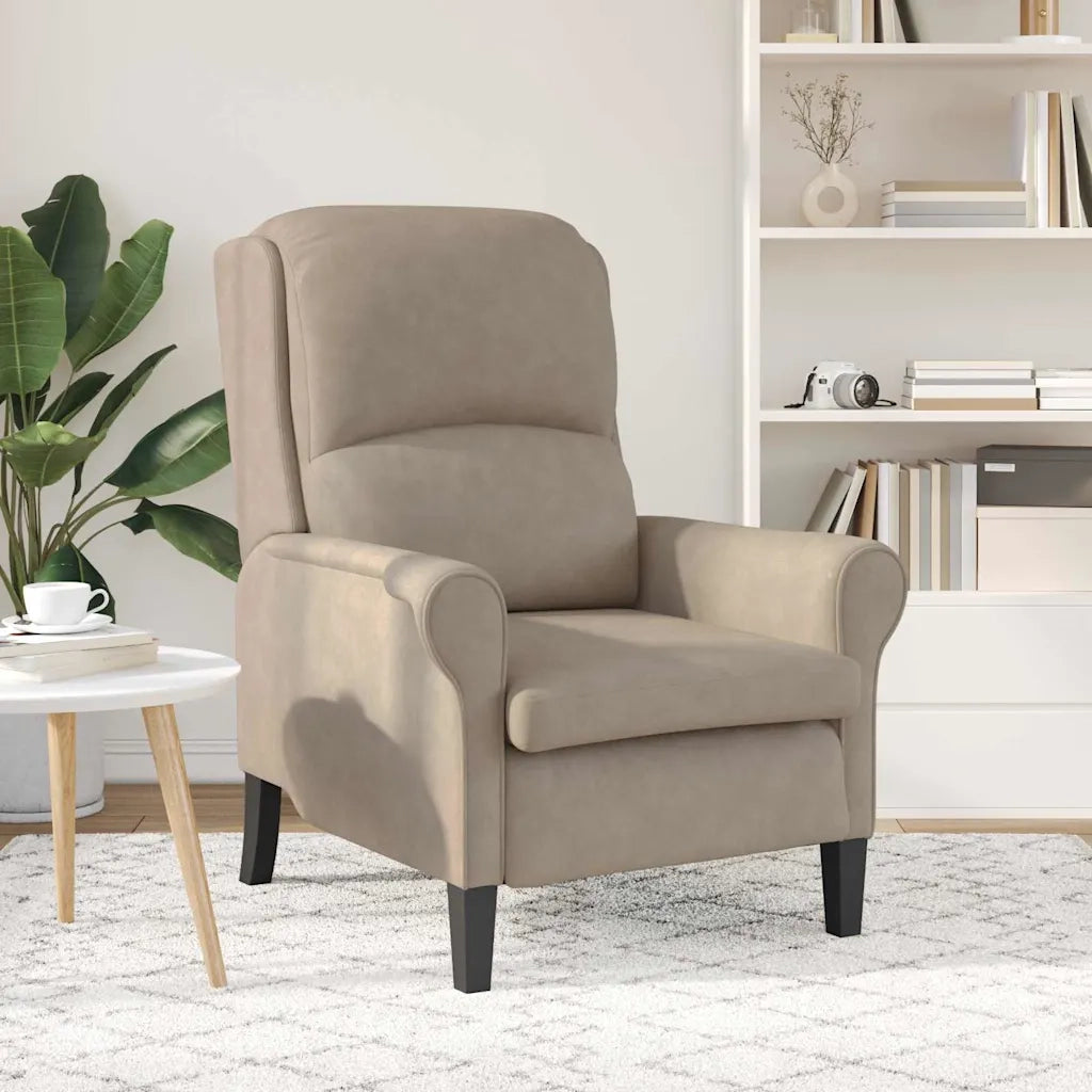 fauteuil Taupe Microfibre