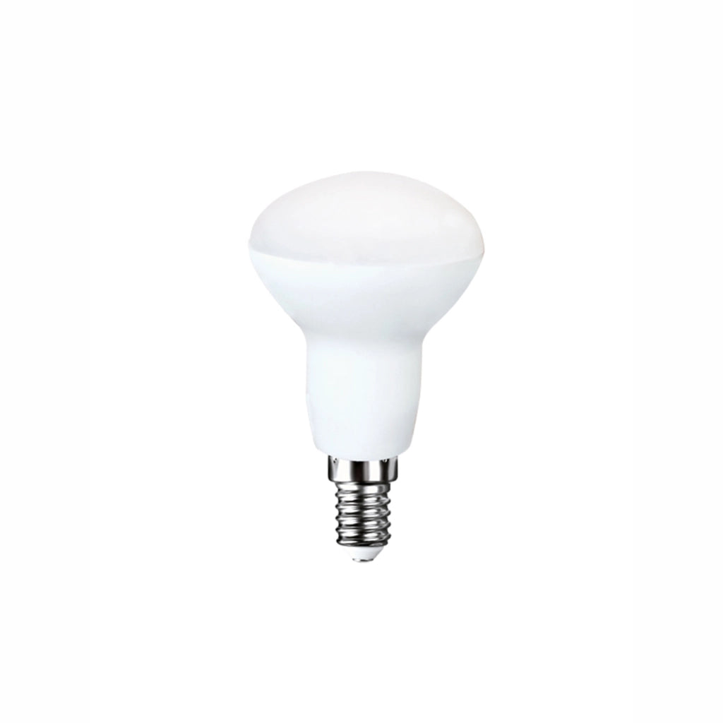 Lampadina a led semi bulbo bianco 6W E14 3000K