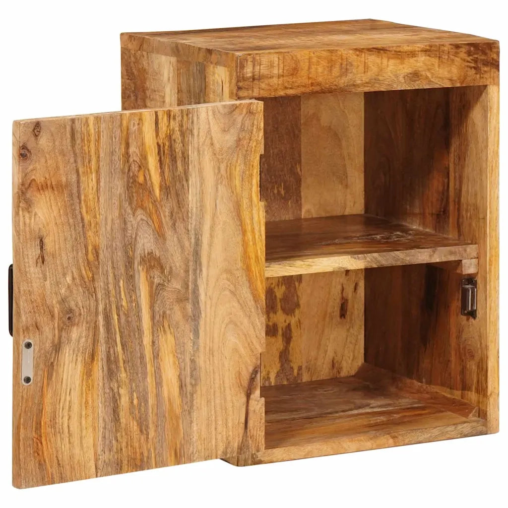 Comodino 2 pcs Marrone 35 x 33 x 48 cm Legno di mango massello 4016725