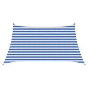 Telo Ombra Blu e Bianco 3 / 4 x 2 m HDPE 42032921