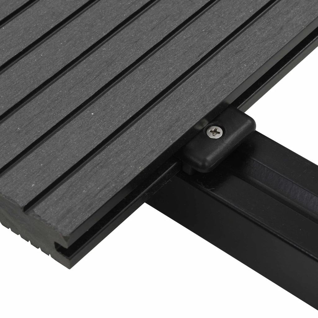 Pavimento da Deck 90 pcs Grigio WPC 3444742