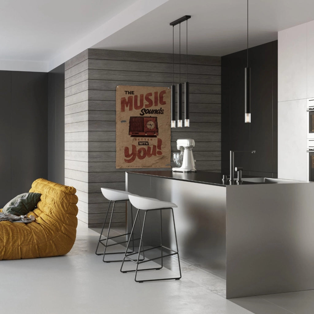 Lampada sospensione SULTAN 2 Pure Lume nera doppia G9