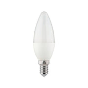 Lampadina LED C35 candela E14 4,9W 4000K 470lm Miledo