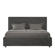 Letto Matrimoniale 160x210 cm Senza Rete Mika Grigio