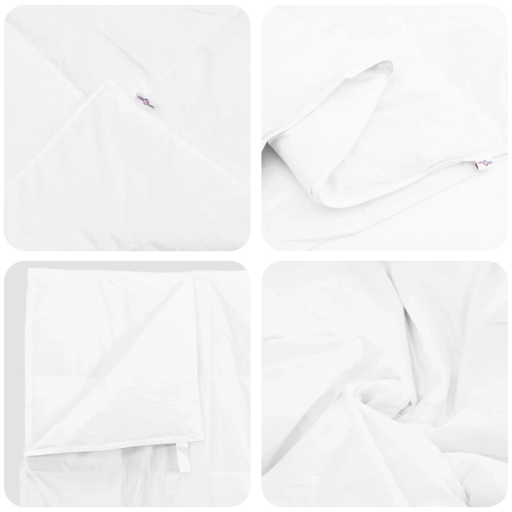 Set di Piumoni con cuscino 3 pcs Bianco Piuma d'anatra 3377044