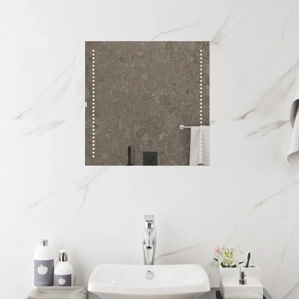Specchio da Bagno | Specchio decorativo con Luci LED 50x50 cm