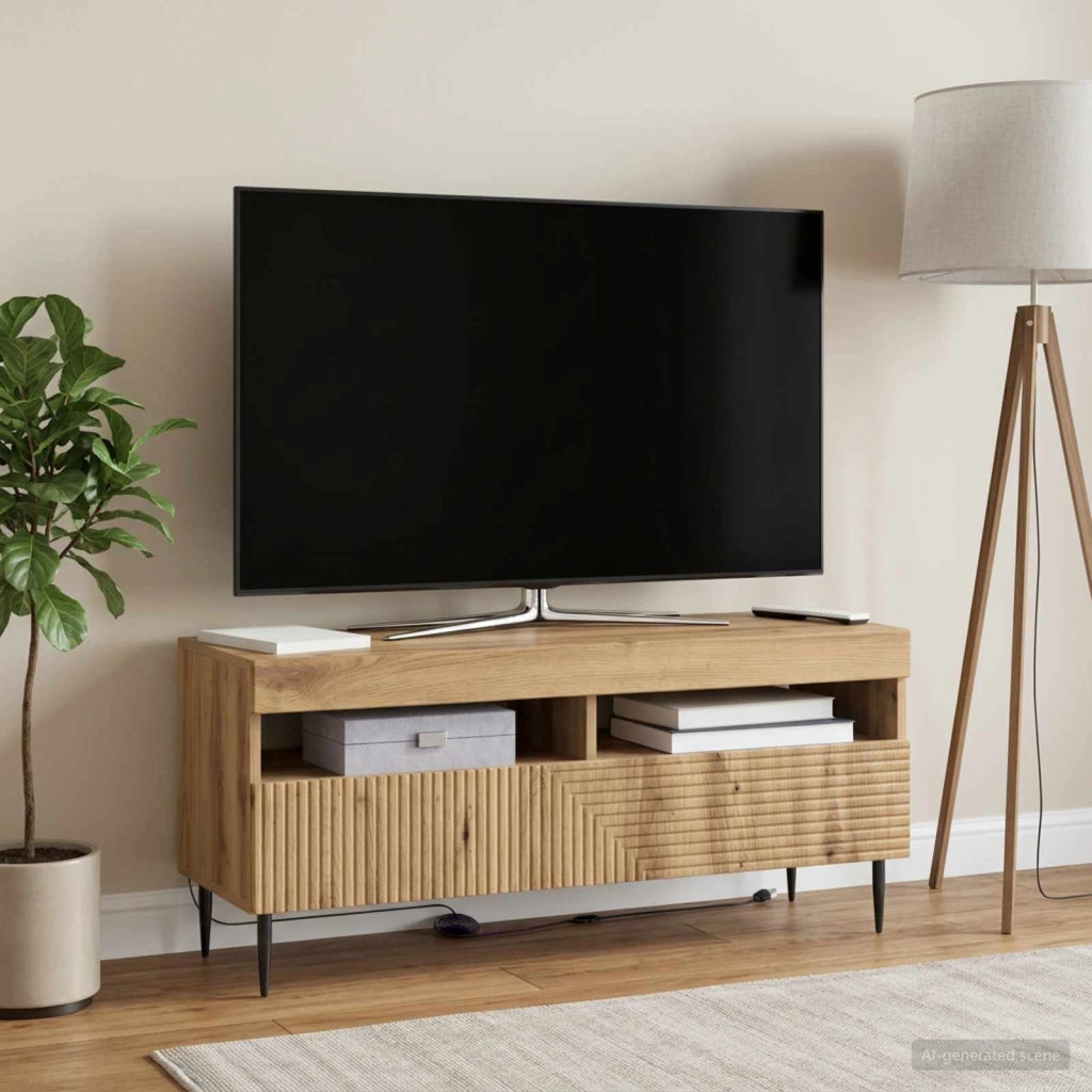 Mobile TV LED HAARLEM 100 x 35 x 43 cm Rovere Artigianale 896994
