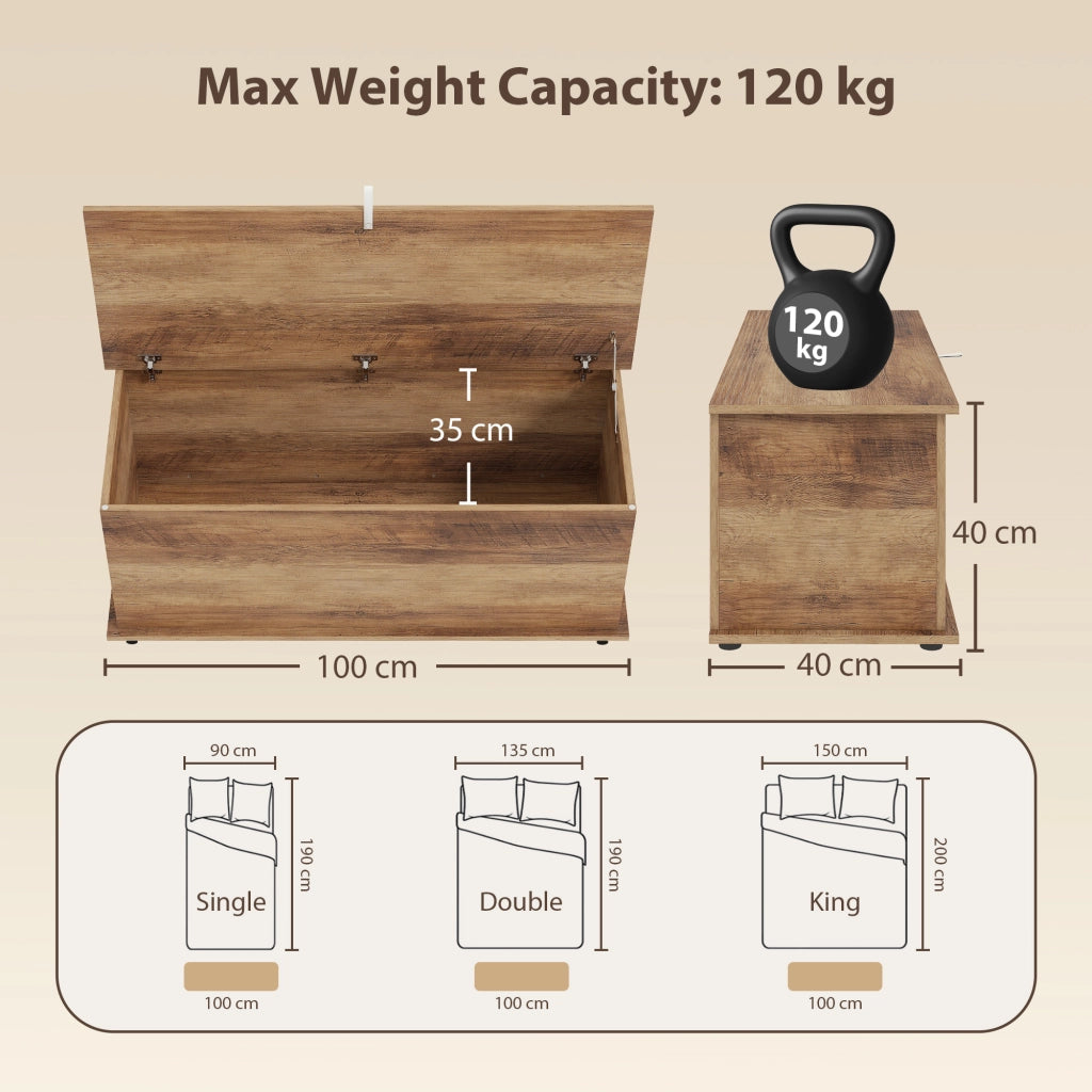 Panca Contenitore per Ingresso ¨C Minimal ¨C Legno Bianco 100x40x40cm