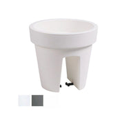 Vaso Lofly Railing Tondo Grigio 24 H 22 Pplast