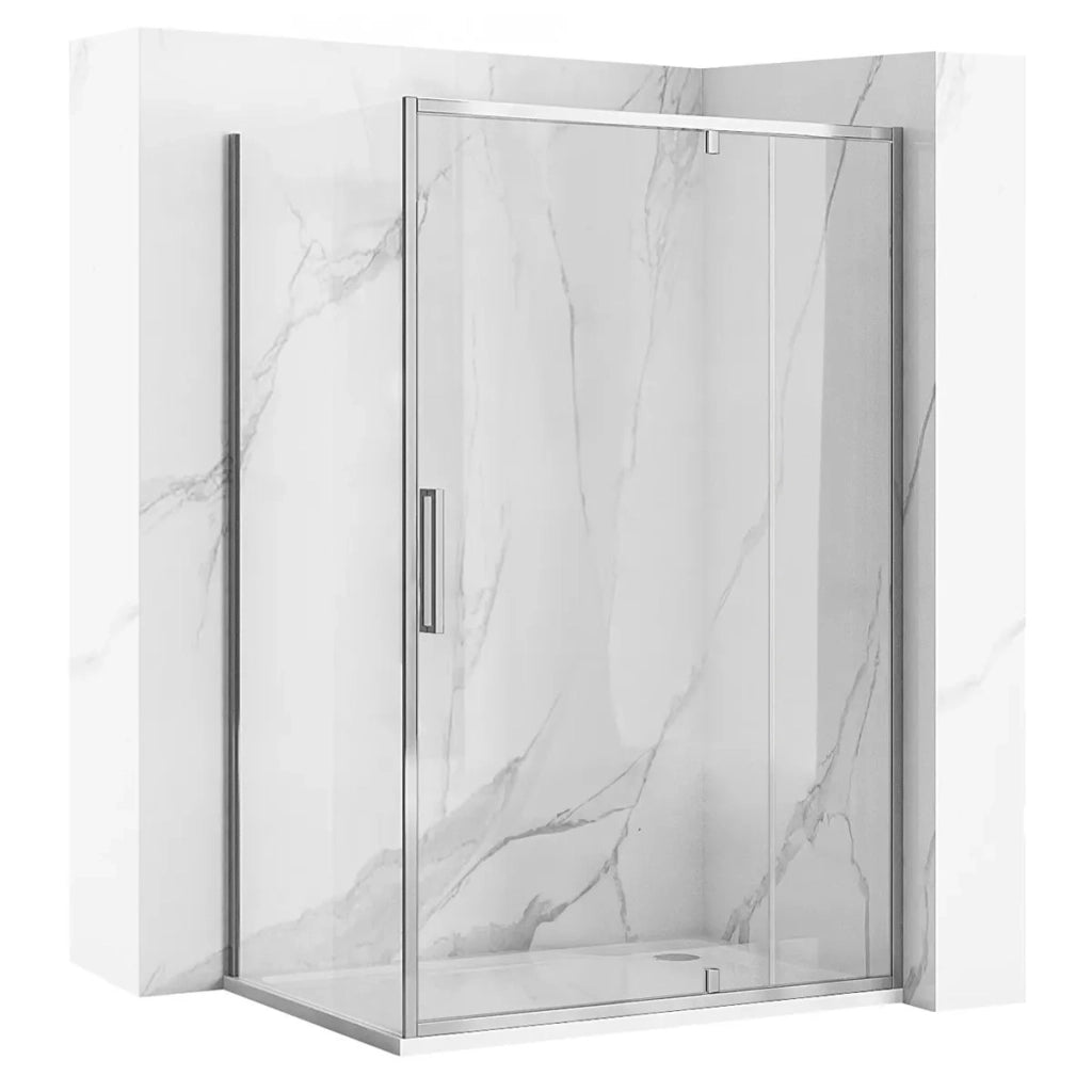 Cabina Doccia Rea Rapid Swing Chrom 90x100