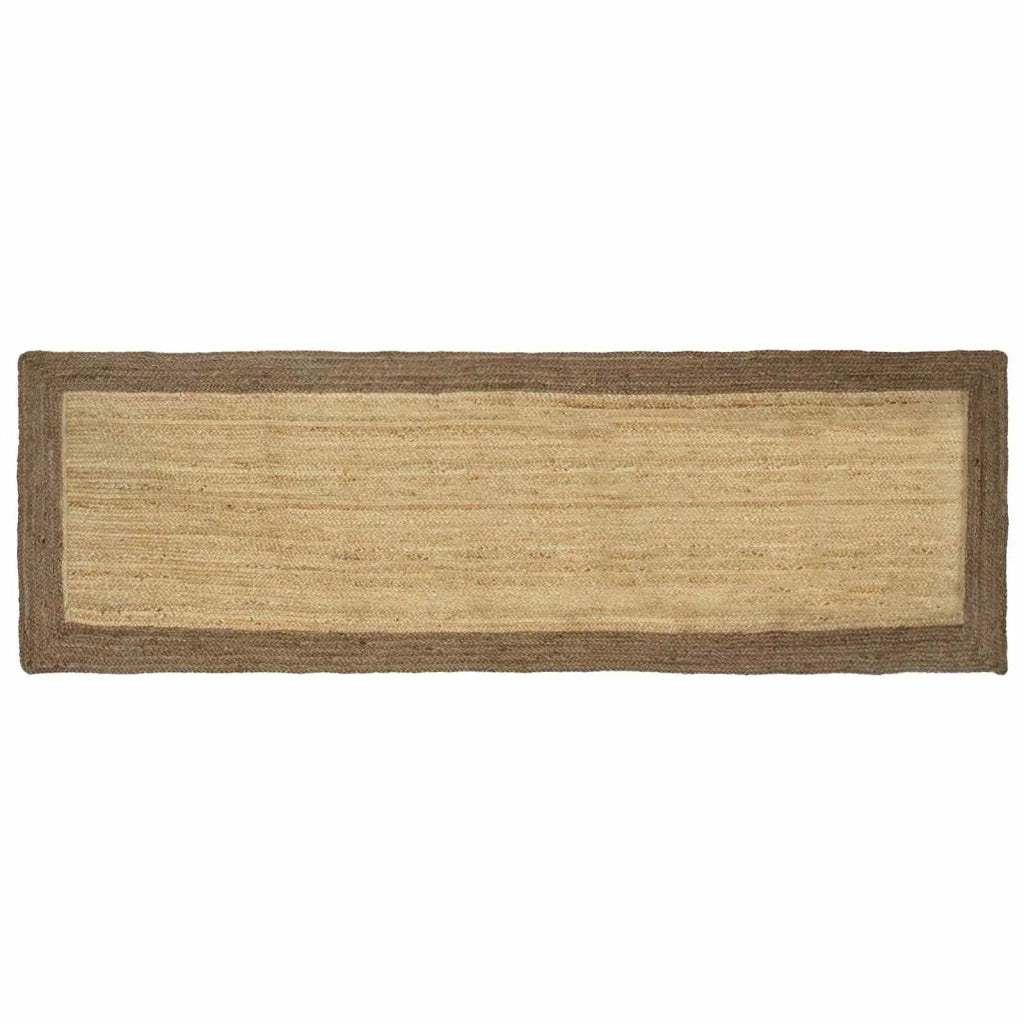 Tappeti per area Rettangolare Naturale e Grigio 80 x 200 cm 42010664