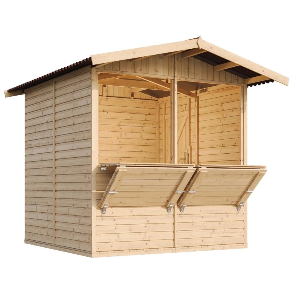 Chiosco in legno da giardino - 253x263 cm/4 m2 - TIMBELA M149