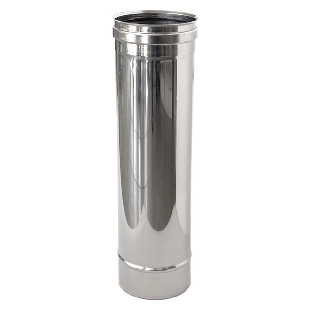 CANNA FUMARIA TUBO ACCIAIO INOX AISI 304 Monoparete cm 25 x 0,5 mm -TUTTE LE MISURE- ø200