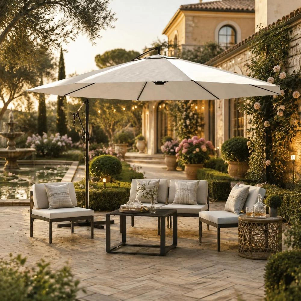 Parasol 3.5 M Sand White