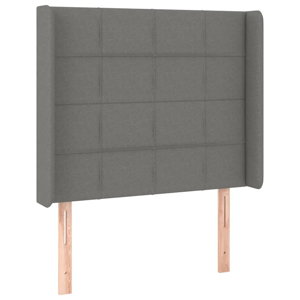 Testiera | Testata a LED GrigioScuro 103x16x118/128cm inTessuto