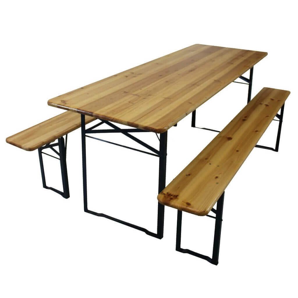 Set Birreria Tavolo con Panche cm 220x70 - SETBREWERY