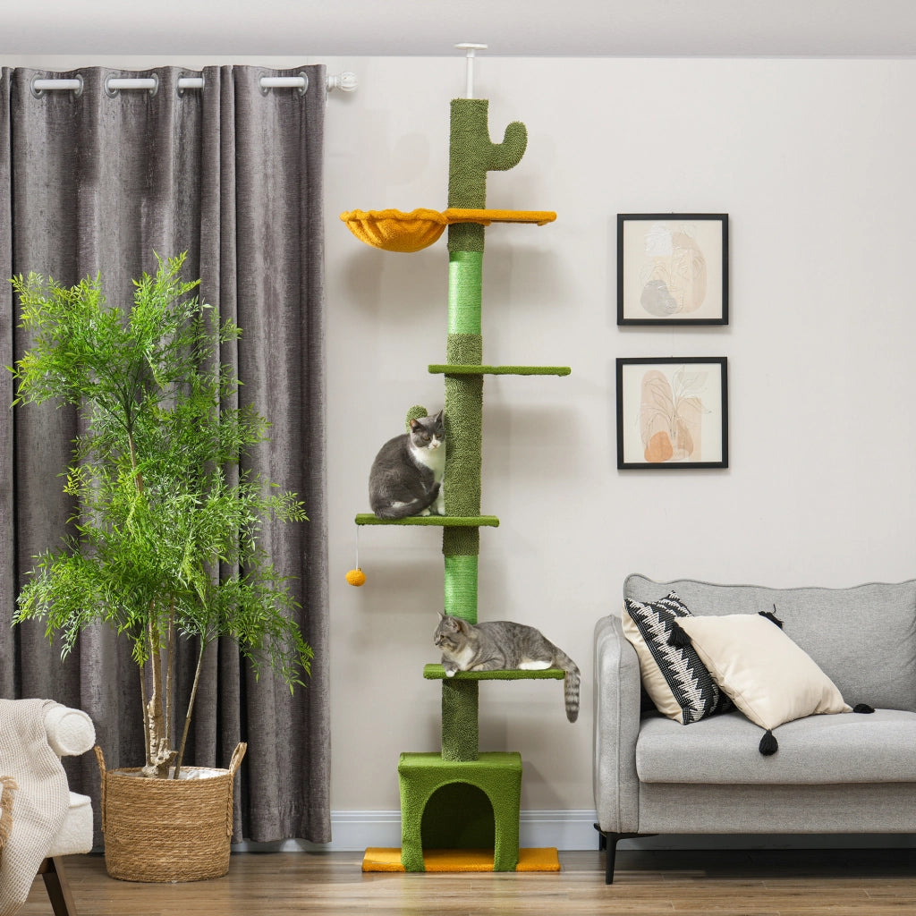 Albero per gatti ¨C zephmum ¨C Verde 230-275 cm