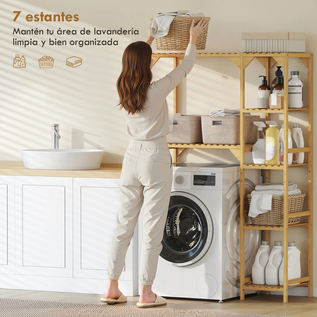 Scaffale Bagno Bamb¨´ ¨C Xylo ¨C Ripiani Regolabili Naturale