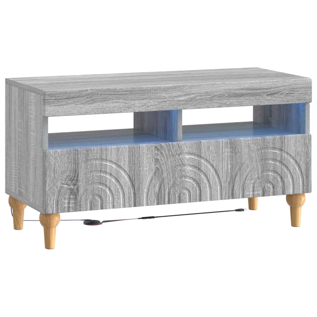 Mobile TV LED ALKMAAR 81 x 35 x 43 cm Sonoma grigio 896341