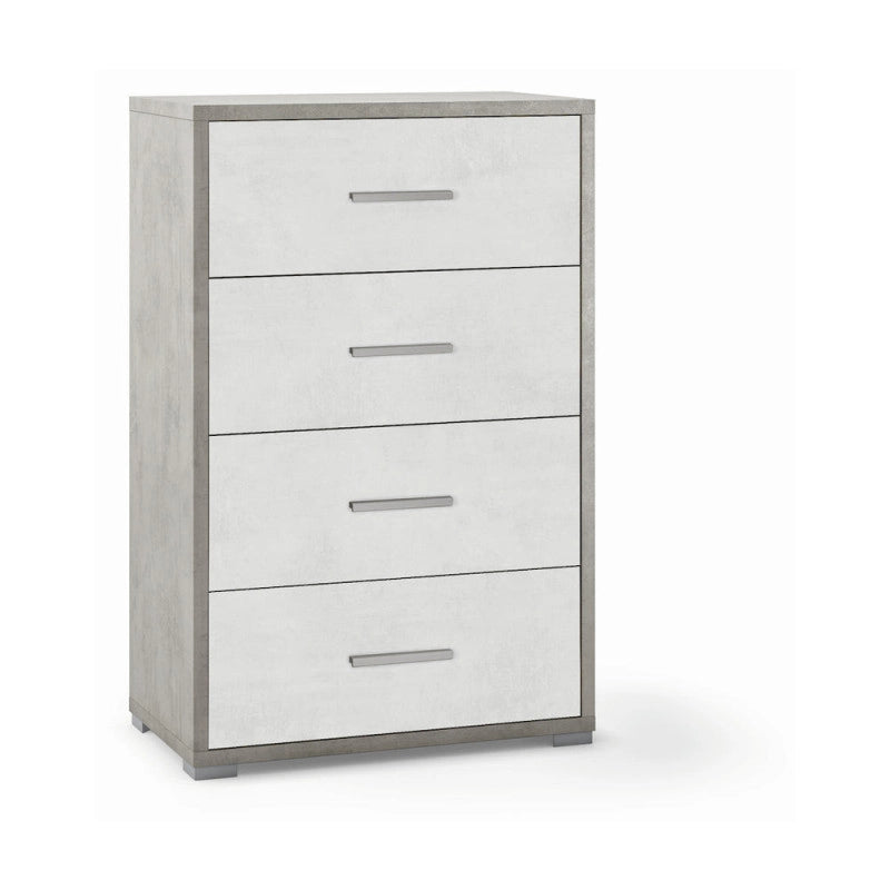 Mobile 4 Cassetti Kit Cemento cm 71x41x110h - Sarmog