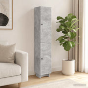 Set di armadi 2 pz Grigio Cemento Legno ingegnerizzato 3416370
