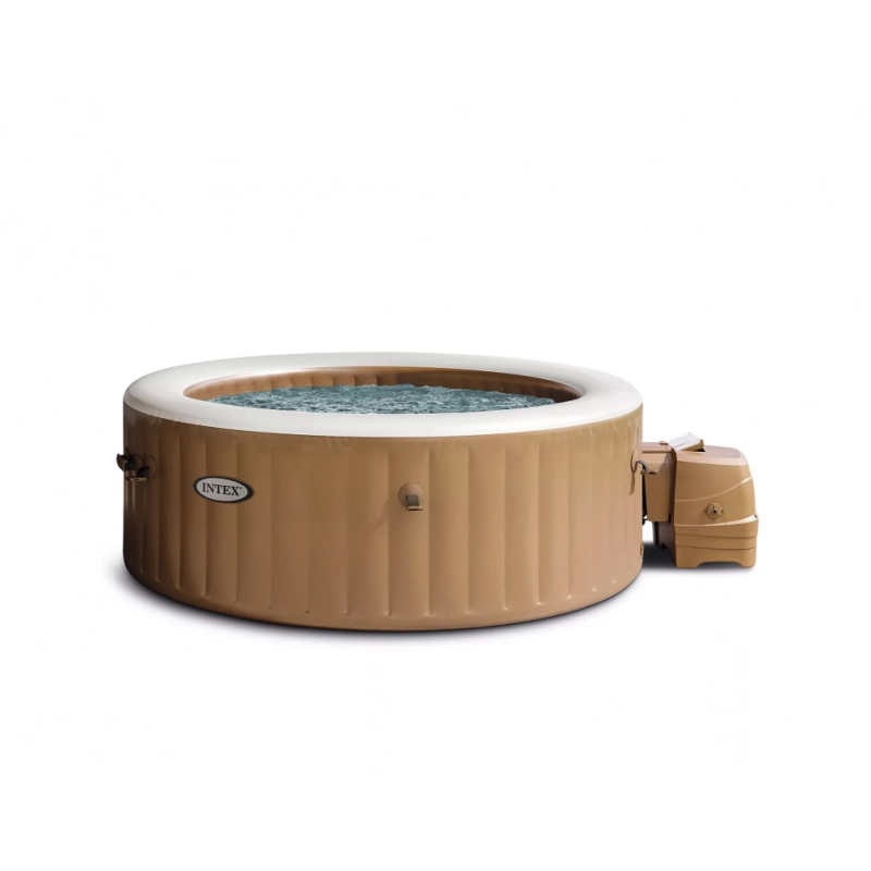 Spa gonfiabile idromassaggio 4 posti con riscaldamento 40°C e pompa filtro, diametro 196 cm altezza 71 cm per esterno - Intex