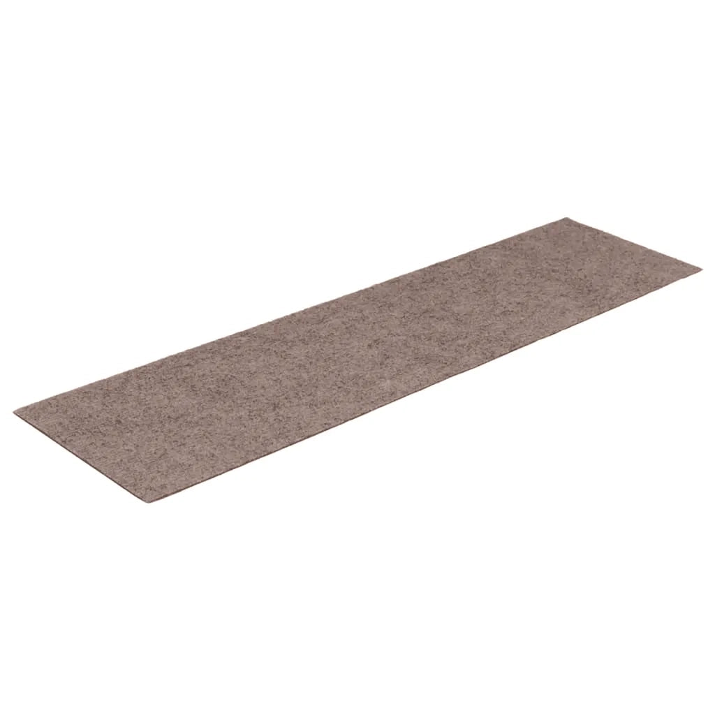 Tappetini per scale autoadesivi 30 pz | Gradini per Scale 76x20 cm marrone chiaro rettangolari