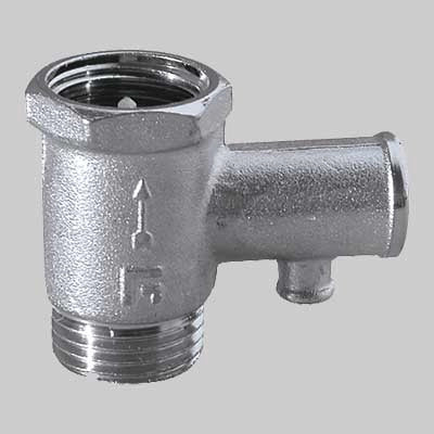 VALVOLA DI SICUREZZA PER SCALDABAGNO  1/2 MF     MADE IN ITALY