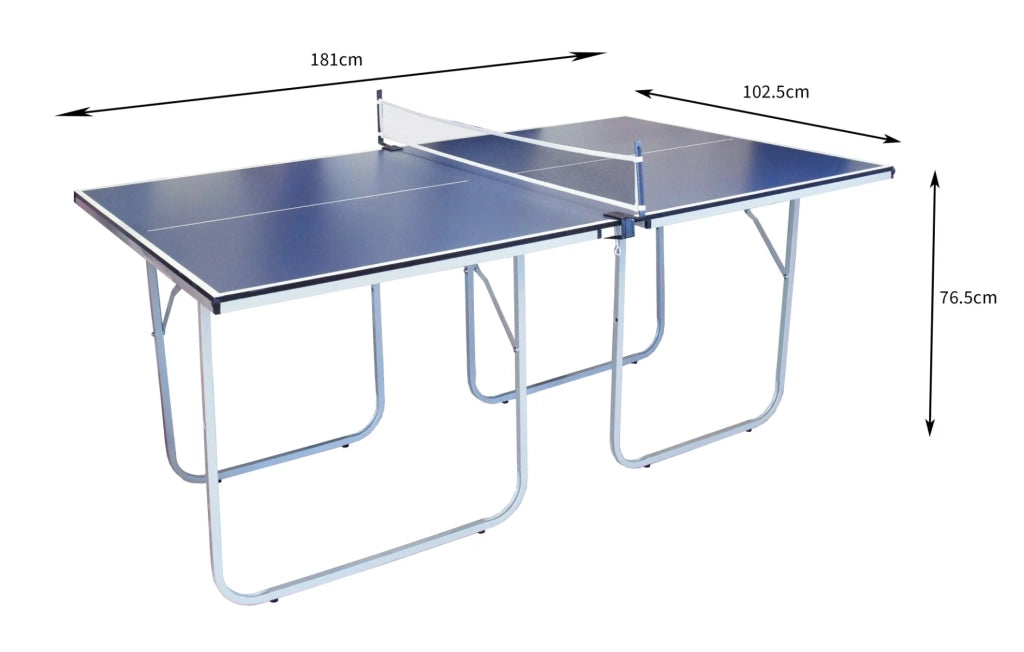 Tavolo da Ping Pong Pieghevole con Kit Racchette e Palline Tennis da Tavolo con Retina e Kit Completo Tavolo da Gioco Multiuso per Uso Interno