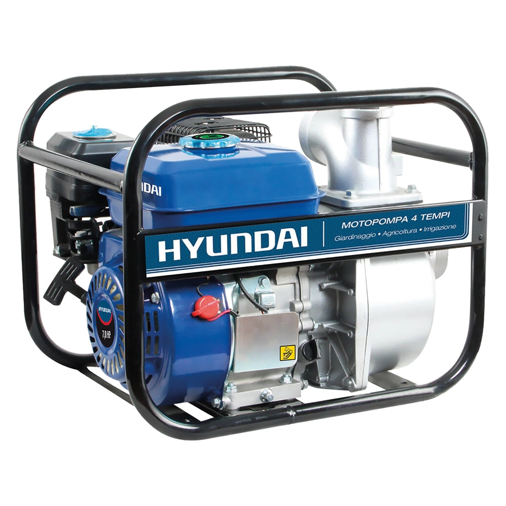 Motopompa Autoadescante Hp 7,0 Cc 212 Hyundai 35604 in Alluminio