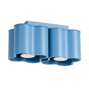 Plafoniera OVIO 2 azzurra GU10
