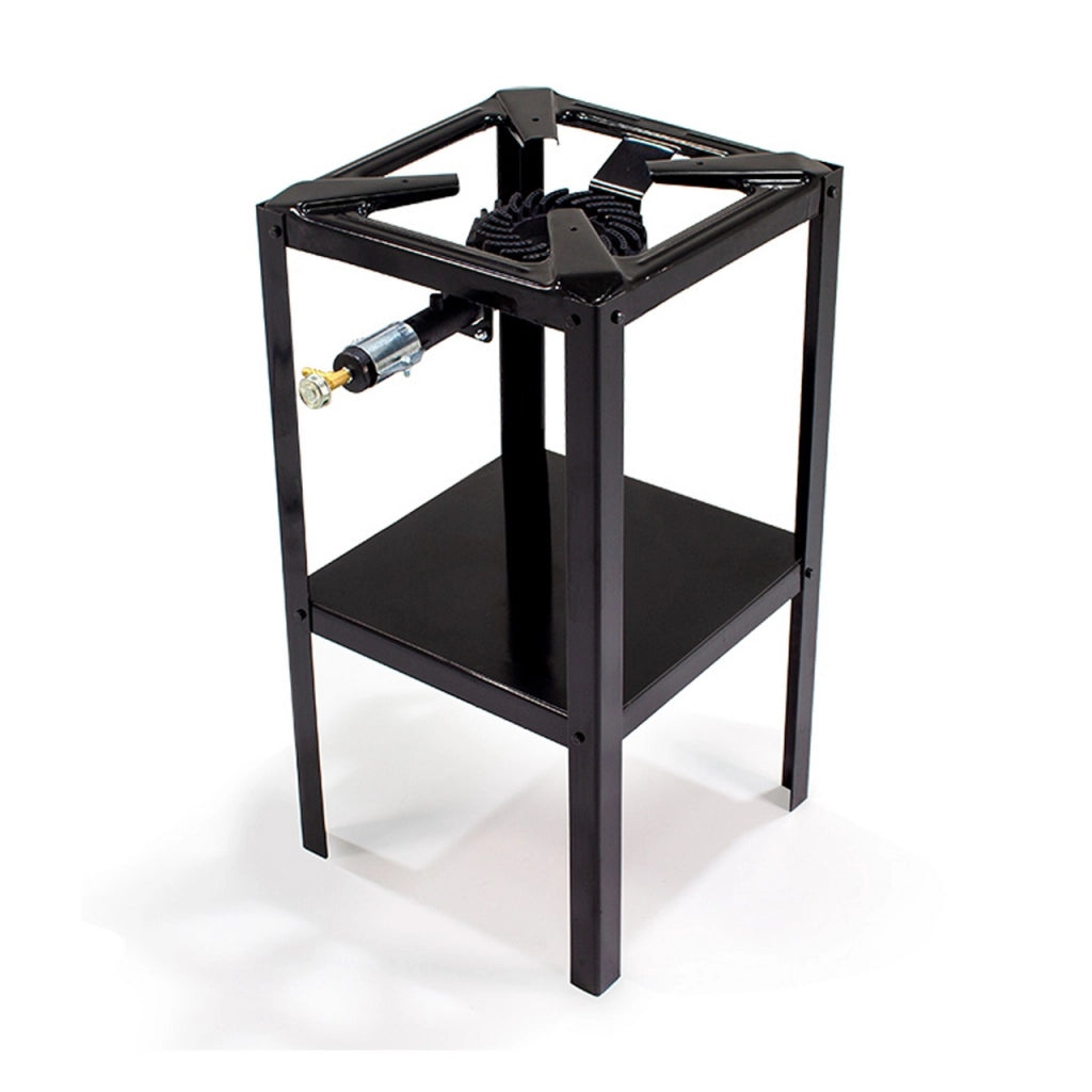 Fornellone “Drago Cook Grill” con Bruciatore in Ghisa 40×40×80 cm con Vassoio Fornello a Gas da Esterno Art. 233