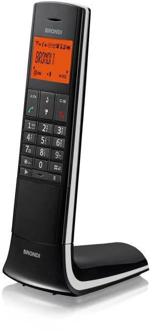 Telefono cordless brondi lemure nero - BROLEMUREBK