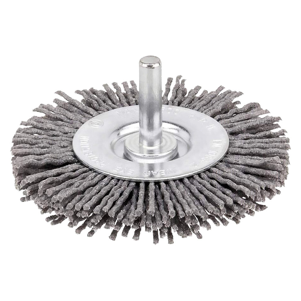 SPAZZOLA CIRCOLARE CON GAMBO Ø mm  75 - spessore fili 10 mm  - STANLEY