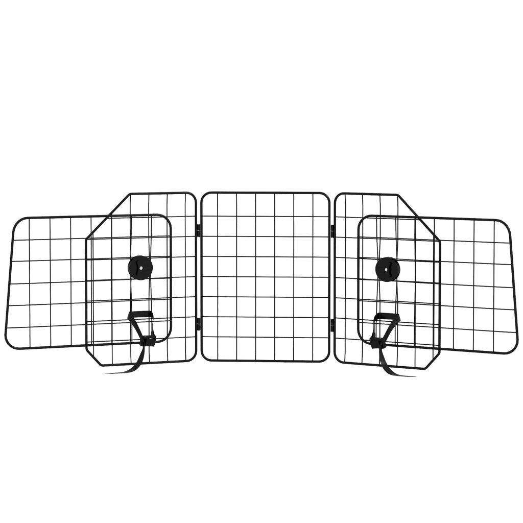 Divisorio Auto per Cani ¨C Minimal ¨C Nero, 93-150x42cm