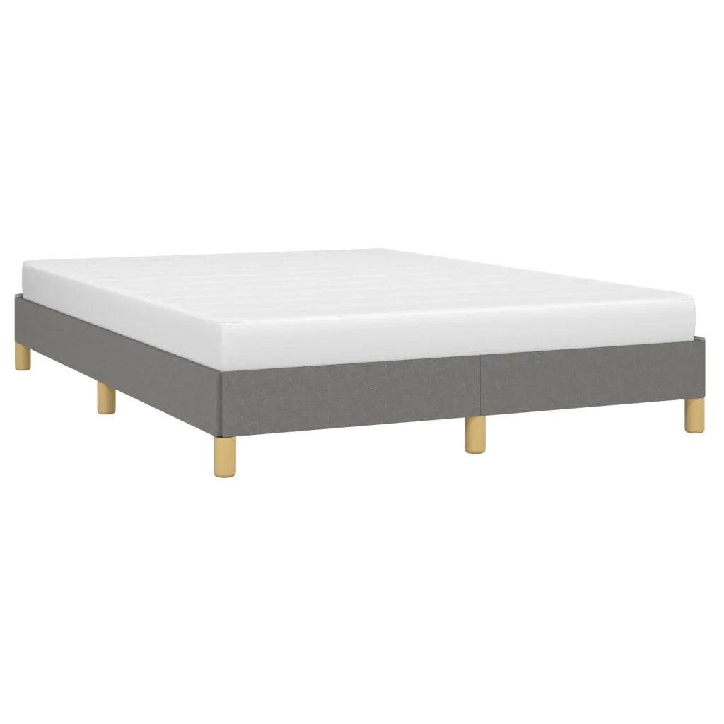 Letto matrimoniale | Letto per adulti | Giroletto senza Materasso Grigio Scuro 160x200 cm Tessuto