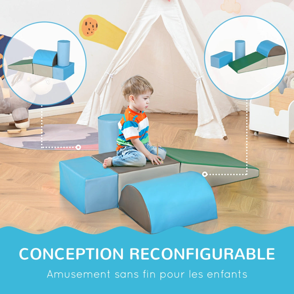 Set motricit¨¤ bambini 5 pezzi in schiuma EPE ¨C zephmum ¨C multicolore
