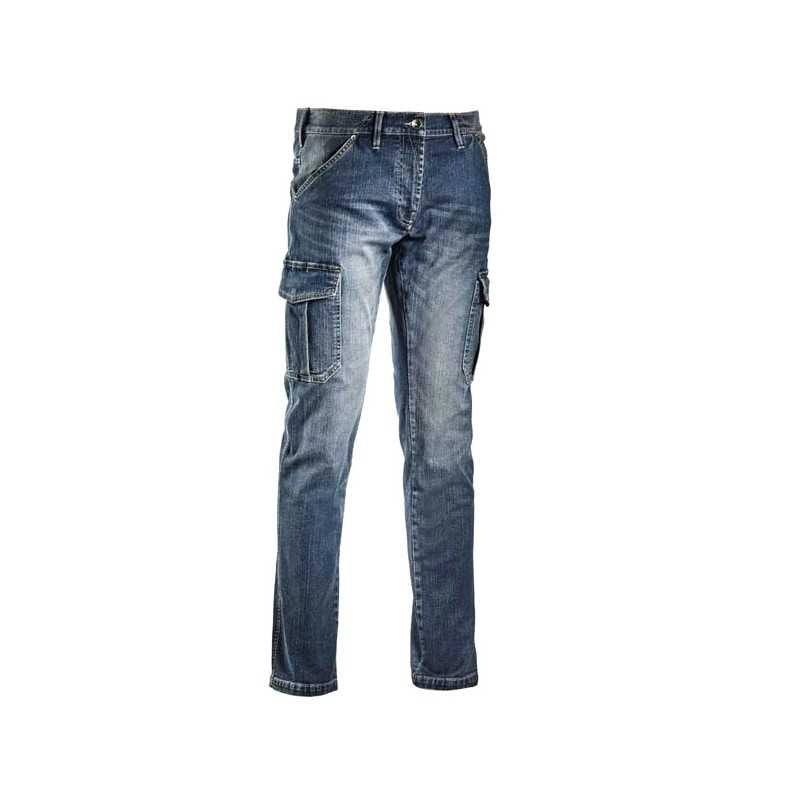 Pantalone Jeans Blu W. M Cargo Stone Diadora
