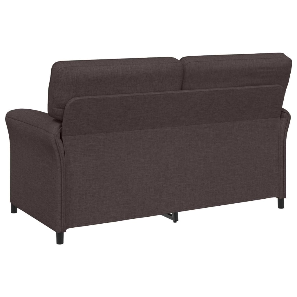 Set di divani 2 pz Marrone Scuro Tessuto 3424861