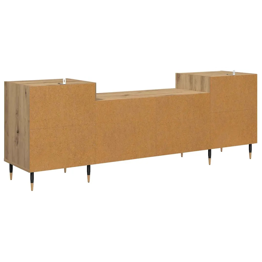 Mobile TV | Armadietto TV | Mobile Porta TV Rovere artigianale 160 x 35 x 55 cm Legno multistrato