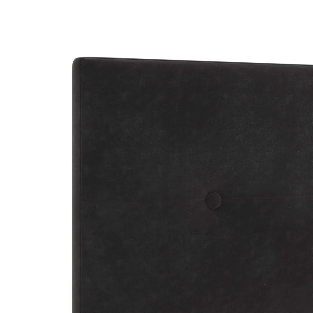 Letto ottomano con materasso Nero 100 x 200 cm Velluto 3456539